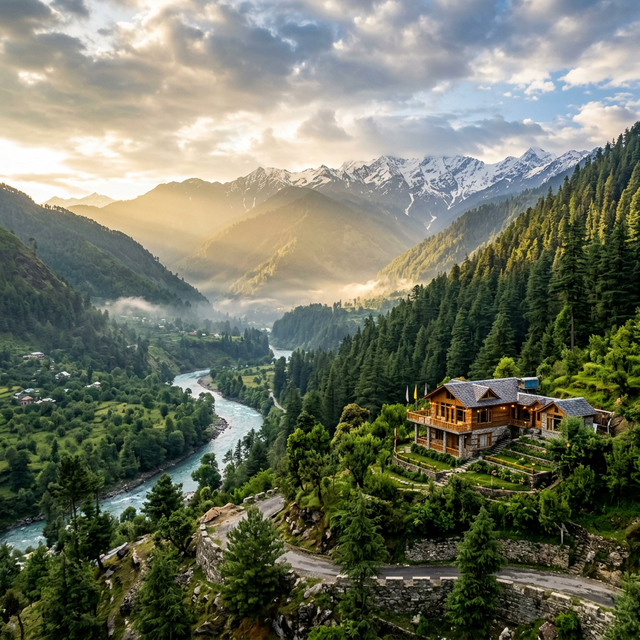 Jibhi Valley Panorama